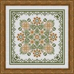 (image for) August Hearts Square With Sunflowers